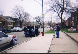 Car was illegally parked all day despite protest of electioneering